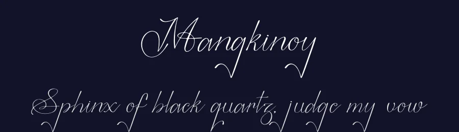 Mangkinoy by Denustudios — Script Handwritten Font — thumbnail 2
