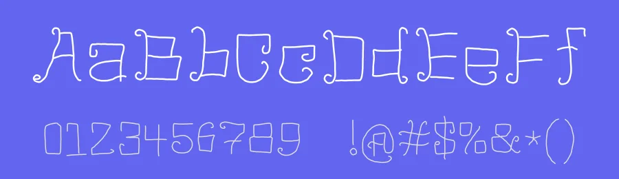 Mango Flavored Jello by Nerdle Pants — Decorative Font — thumbnail 3