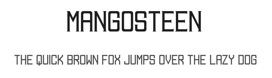 Mangosteen by Justin Sulaski β Serif Font