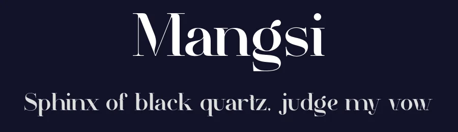 Mangsi by Aluyeah Studio — Sans Serif Font — thumbnail 2
