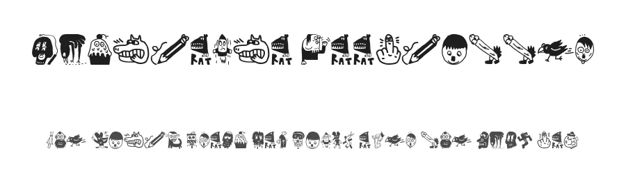 Manicomio Woodcutter by Woodcutter — Dingbats Font