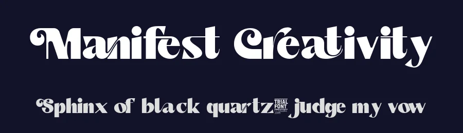 Manifest Creativity by 177Studio — Decorative Font — thumbnail 2