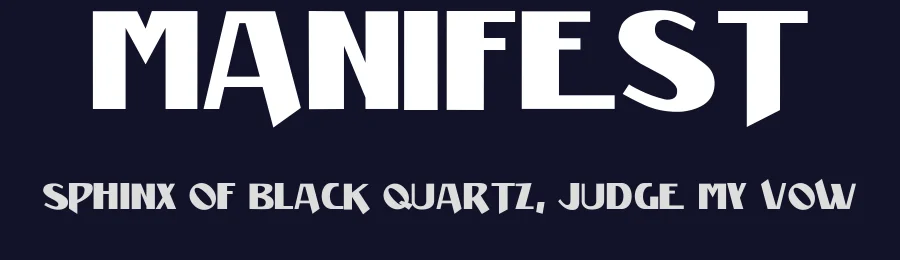 Manifest by Nowak.tv — Decorative Font — thumbnail 2