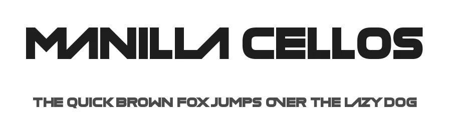 Manilla Cellos by Chequered Ink — Display Font