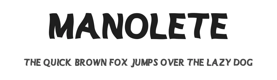 Manolete by Woodcutter — Decorative Font