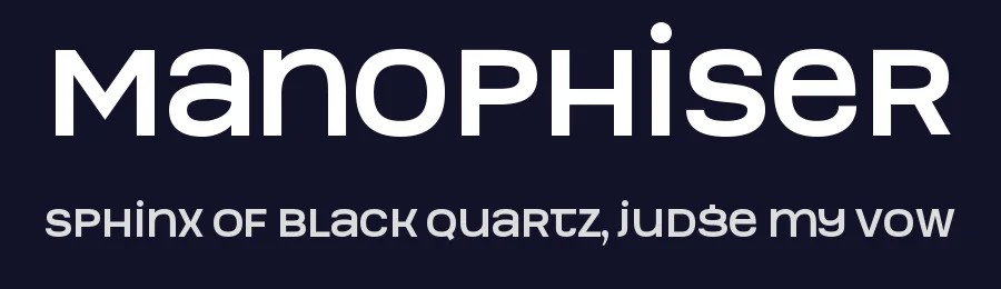 Manophiser by 7NTypes — Sans Serif Font — thumbnail 2