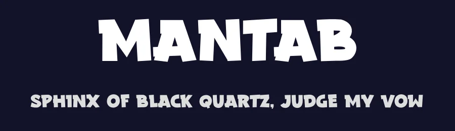 Mantab by Gassstype — Decorative Font — thumbnail 2