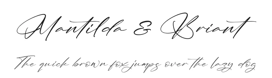 Mantilda & Briant by Letterena Studios — Script Handwritten Font