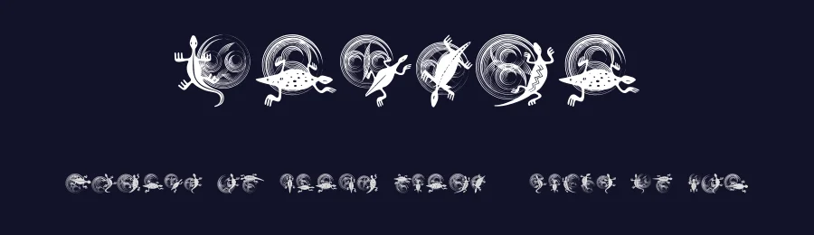Mantra by Vladimir Nikolic — Dingbats Font — thumbnail 2