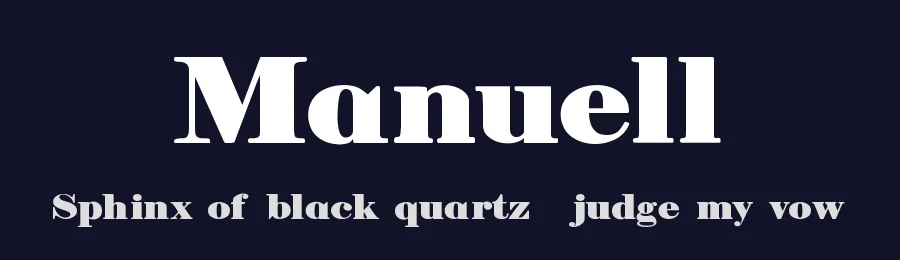 Manuell by Digital Typeface Studio — Serif Font — thumbnail 2
