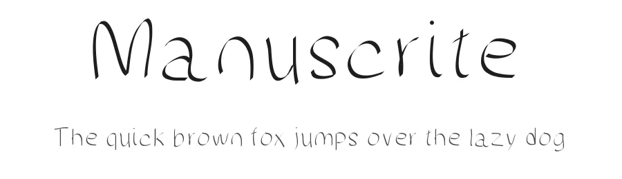 Manuscrite