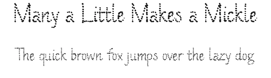Many a Little Makes a Mickle