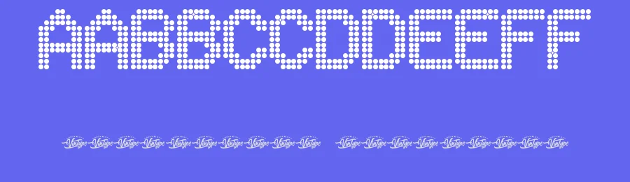 Many Dots by VinType — Display Font — thumbnail 3