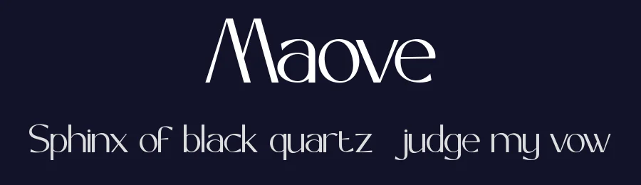 Maove by Achmad Yani — Sans Serif Font — thumbnail 2