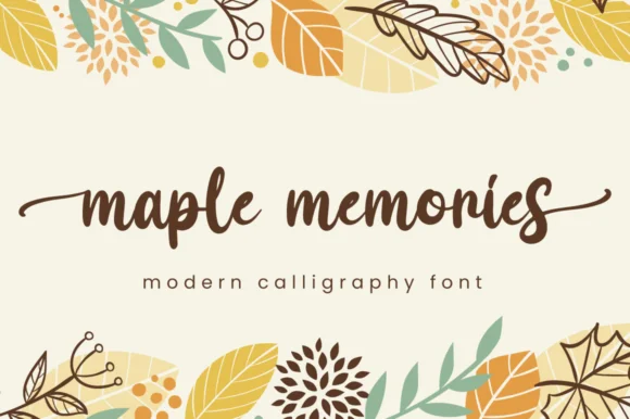 Maple Memories Font by attypestudio — Script Handwritten Font