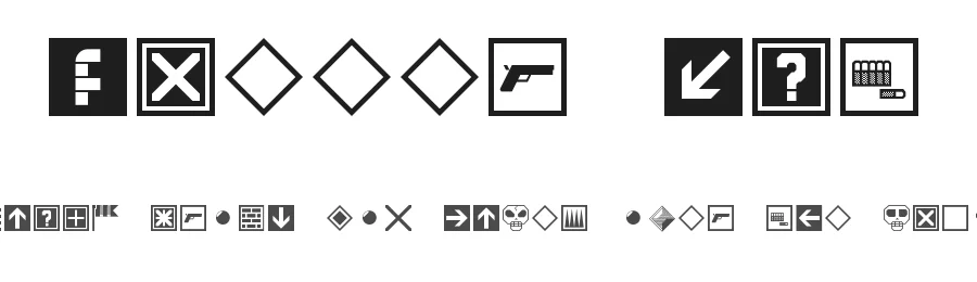 Mapper Kit by Neoqueto — Dingbats Font