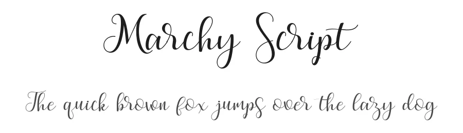 Marchy Script