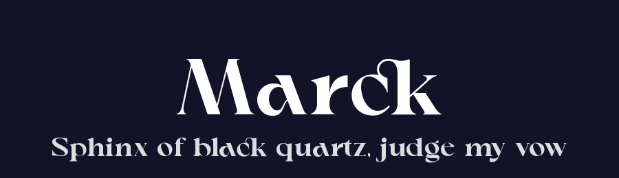 Marck by Penatic Studio — Serif Font — thumbnail 2