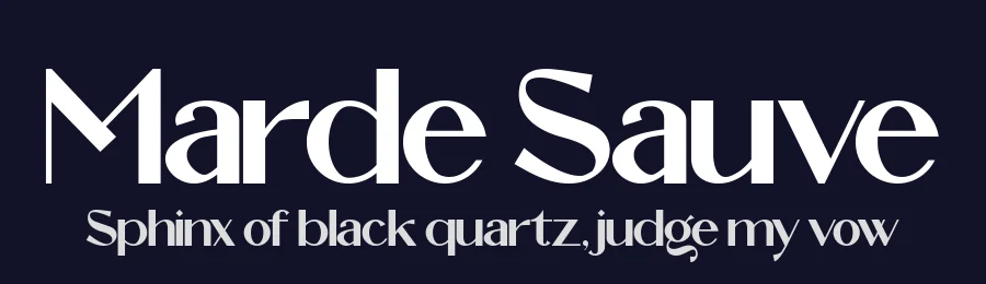 Marde Sauve by Hishand Studio — Sans Serif Font — thumbnail 2