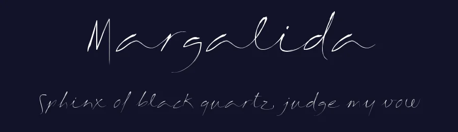 Margalida by Mateu Riera — Script Handwritten Font — thumbnail 2