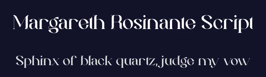 Margareth Rosinante Script by Irfan Hidayat — Script Handwritten Font — thumbnail 2