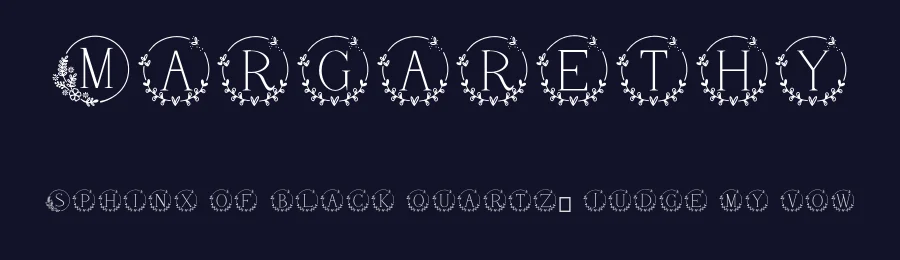 Margarethy by Letterayu — Decorative Font — thumbnail 2