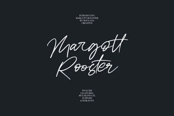 Margott Rooster Font by Maulana Creative — Script Handwritten Font