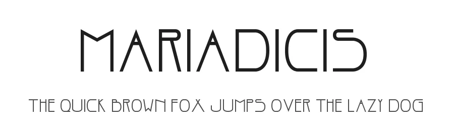 Mariadicis by DaeDesign — Decorative Font