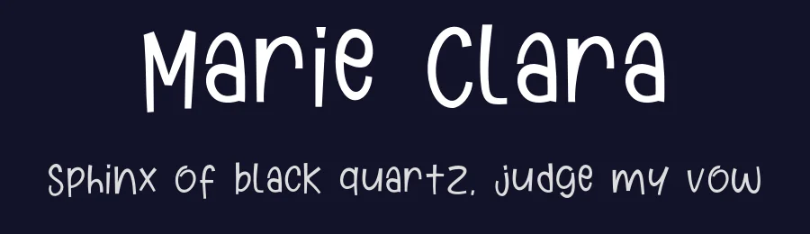 Marie Clara by Khurasan — Decorative Font — thumbnail 2