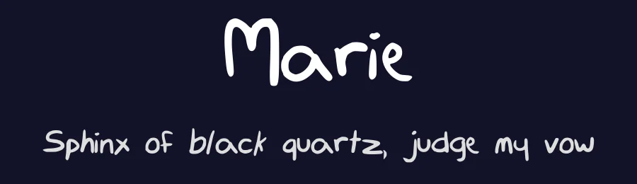 Marie by Marie Daake — Script Handwritten Font — thumbnail 2