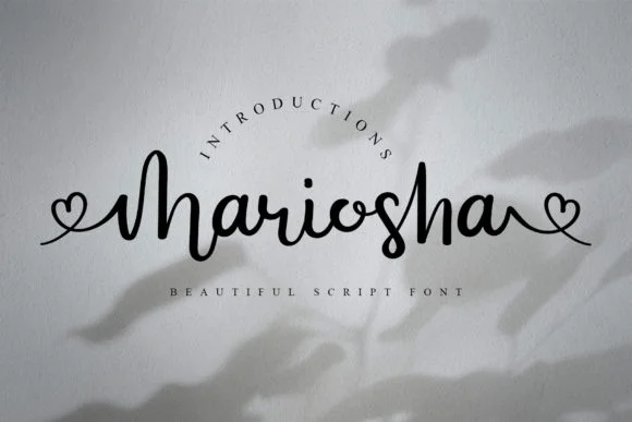 Mariosha Font by YanStudio — Script Handwritten Font