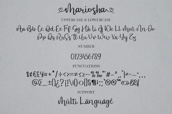 Mariosha Font by YanStudio — Script Handwritten Font — thumbnail 7