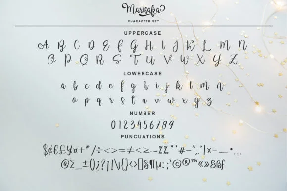 Marisaka Font by YanStudio — Script Handwritten Font — thumbnail 7