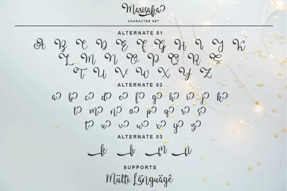 Marisaka Font by YanStudio — Script Handwritten Font — thumbnail 8