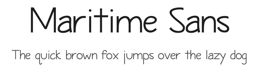 Maritime Sans