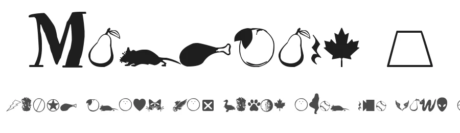 Markbats 2 by Edwin Vazquez — Dingbats Font