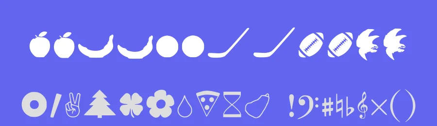Markbats by Edwin Vazquez — Dingbats Font — thumbnail 3