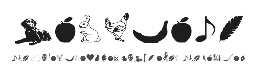 Markbats by Edwin Vazquez — Dingbats Font