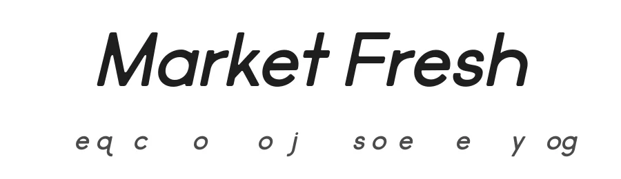Market Fresh by Brittney Murphy Design β Sans Serif Font