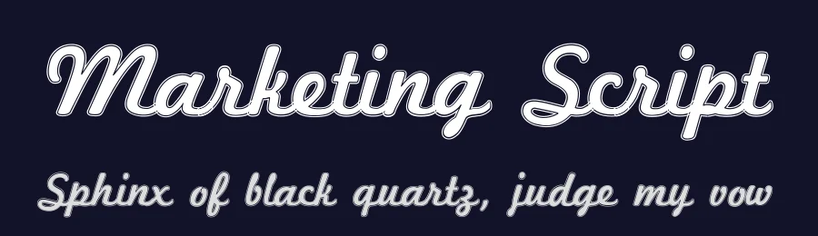 Marketing Script by Dieter Steffmann — Script Handwritten Font — thumbnail 2
