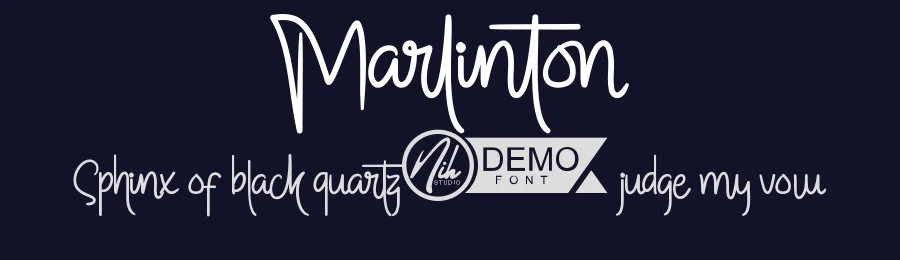 Marlinton by NihStudio — Script Handwritten Font — thumbnail 2