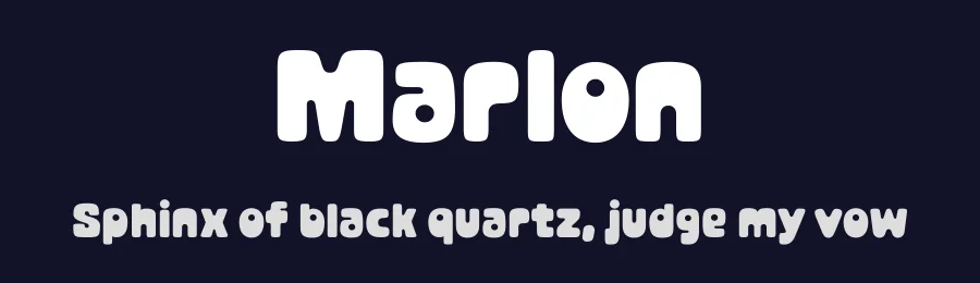 Marlon by Anna Sergeeva — Decorative Font — thumbnail 2