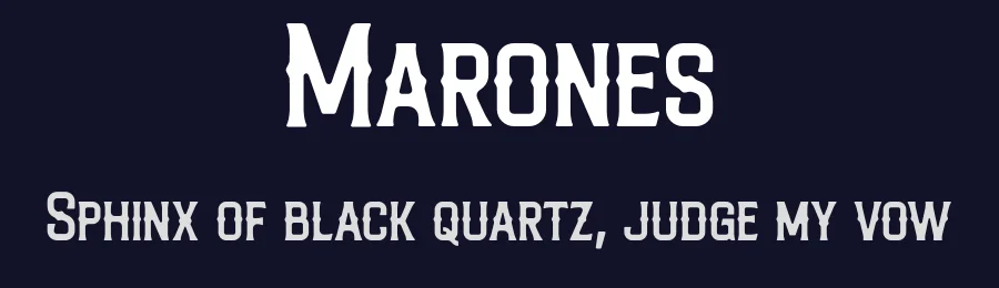 Marones by Arterfak Project — Decorative Font — thumbnail 2