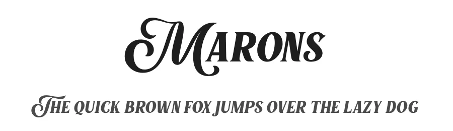 Marons