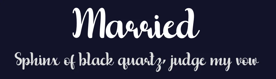 Married by Lontong Lodeh — Script Handwritten Font — thumbnail 2
