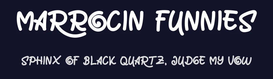 Marrocin Funnies by Kotak Kuning Studio — Script Handwritten Font — thumbnail 2
