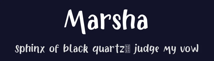 Marsha by Trim Studio — Decorative Font — thumbnail 2