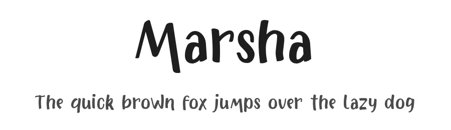Marsha by Trim Studio — Decorative Font