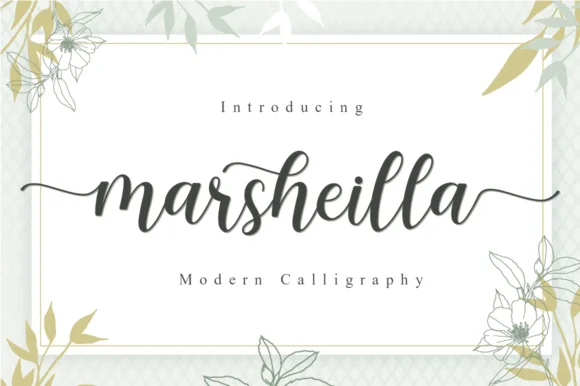 Marsheilla Font by Manjalistudio — Script Handwritten Font