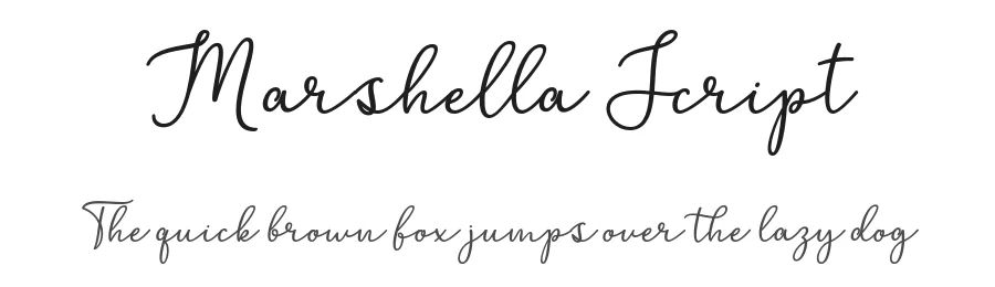 Marshella Script